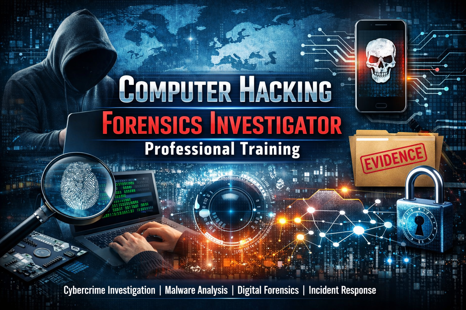 Computer Hacking Forensics Investigator Professional Training (Live + Recorded)